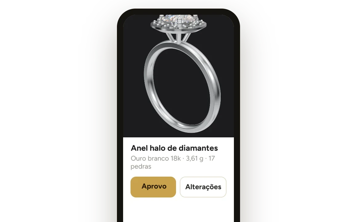 Link de aprovação do cliente